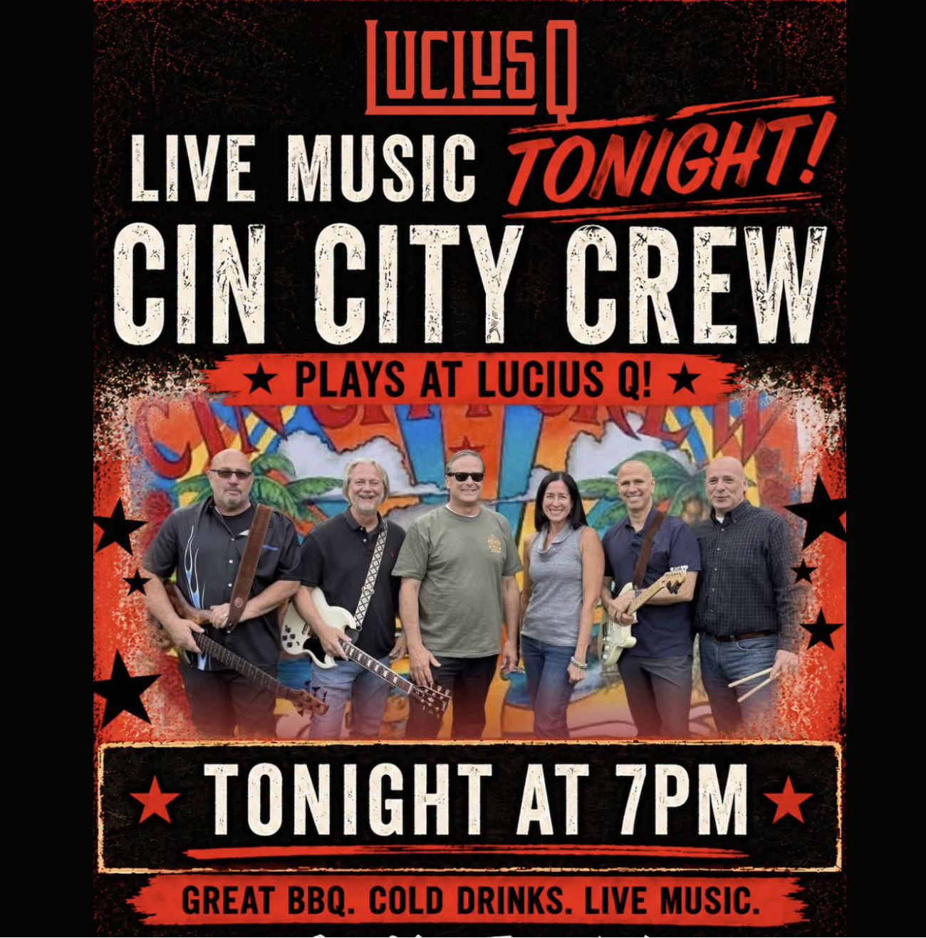 LuciusQ Live Music - October 2026 — Cin City Crew live